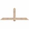 Ekena Millwork Eugene Smooth Timber Gable Bracket, Douglas Fir, 72"W x 30"H x 3 1/2"D x 5 1/2"F, 10/12 Pitch GBW072X30X0406EUG00SDF - alternate 1